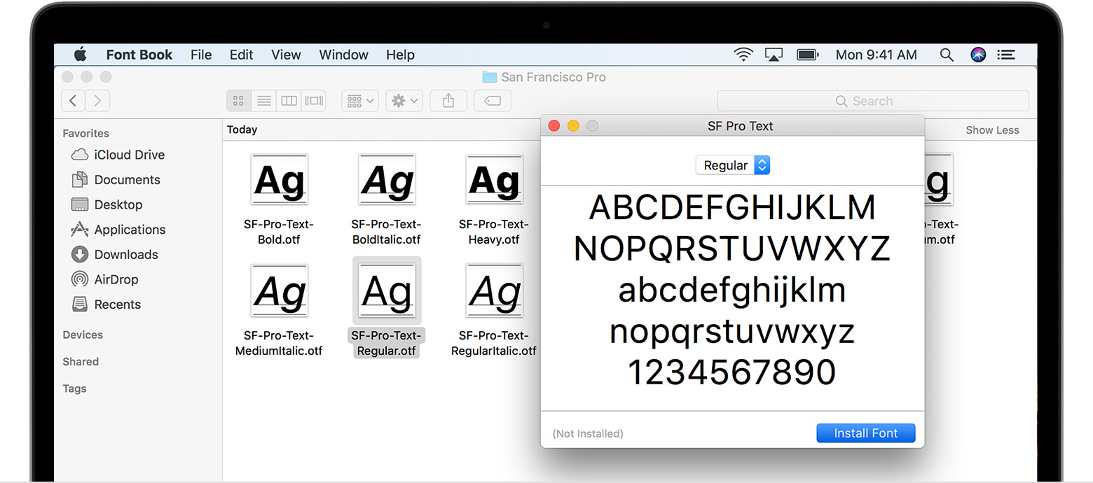 Download All Fonts For Mac